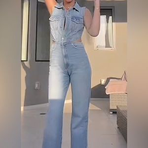 NWT Zara Jean Jumpsuit
